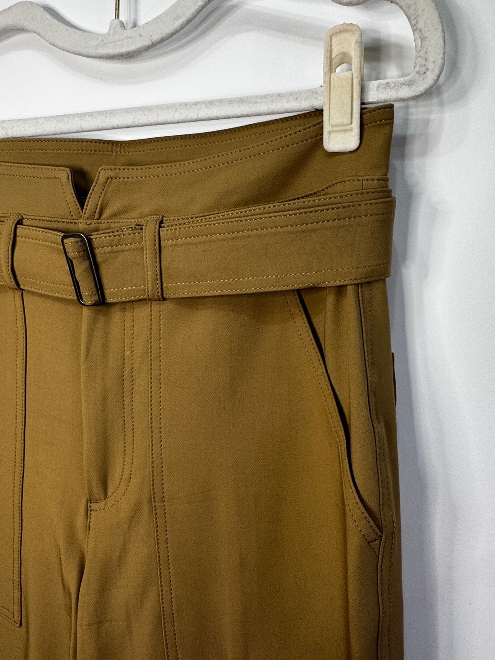 Banana Republic Refined Utility Pant in Camel Size 8 Long - Picture 5 of 10